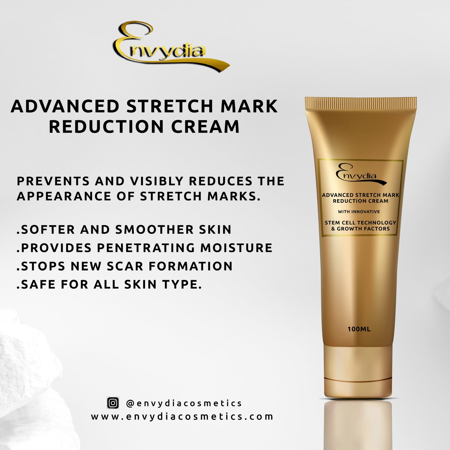 ENVYDIA INTENSIVE STRETCH MARK REDUCTION CREAM 200ML